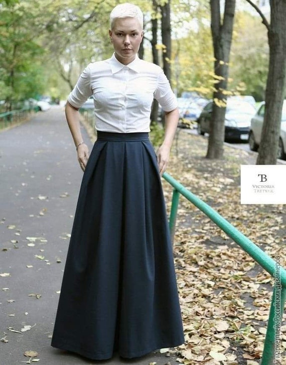 LONG HIGH WAIST SKIRT