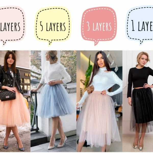 Tulle Skirt 150 Colors Women's Casual  Fay Tulle Skirt Bridal  Women Tulle Skirt Wedding Blush Tulle Skirt birthday gift