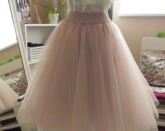 Very fluffy tulle skirt, skirt for party, skirt tutu, wedding skirt, tulle bridesmaid skirt,skirt for bachelorette party,layered tulle skirt