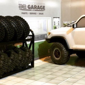 RC Tire Rack - 1/10th - 1/24th - 1/8th Scale