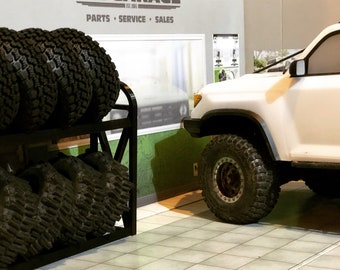 RC Tire Rack - 1/10th - 1/24th - 1/8th Scale