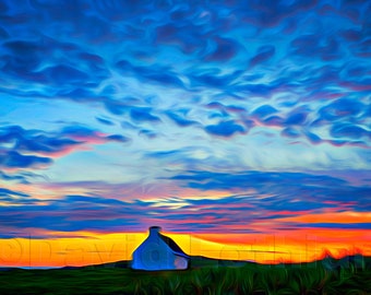 Cottage Sunset