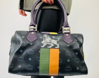 vintage mcm duffle bag