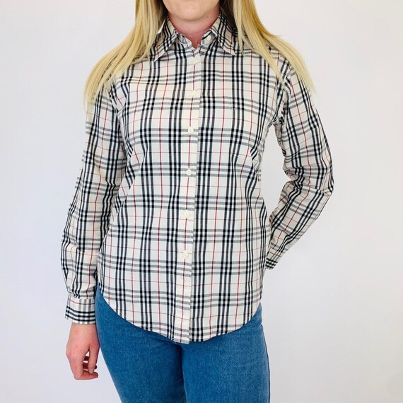 Burberry shirt. Vintage Burberry Nova check shirt.