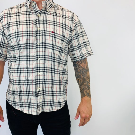 Burberry shirt. Vintage Burberry Nova check shirt.