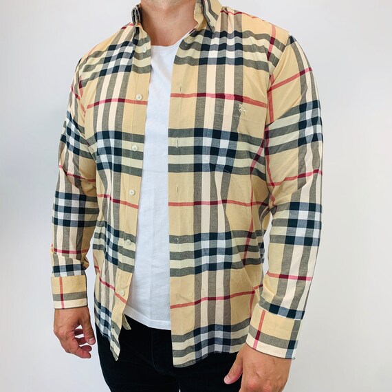 Burberry shirt. Vintage Burberry Nova check shirt.