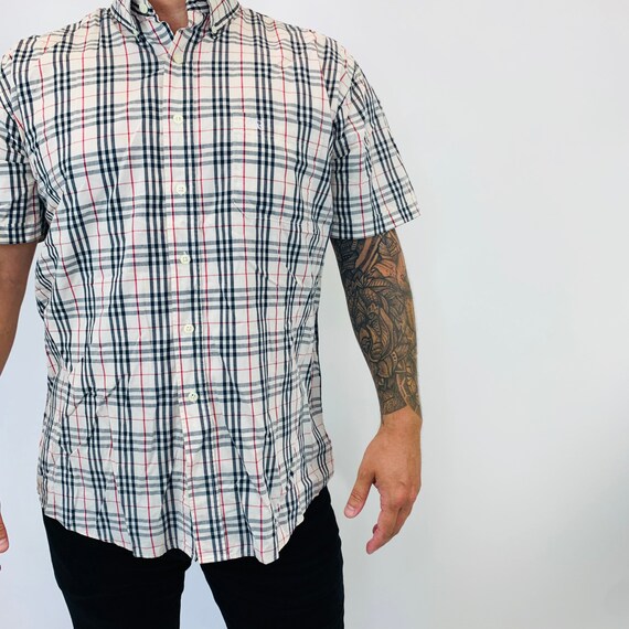 Burberry shirt. Vintage Burberry Nova check shirt.