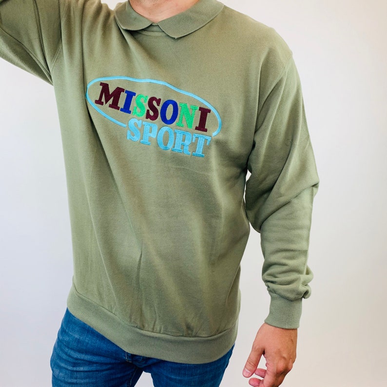 Vintage Missoni polo style sweatshirt Missoni Jumper
