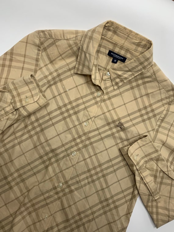 Burberry shirt. Vintage Burberry Nova check shirt.