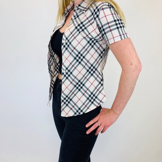 Burberry shirt. Vintage Burberry Nova check shirt.