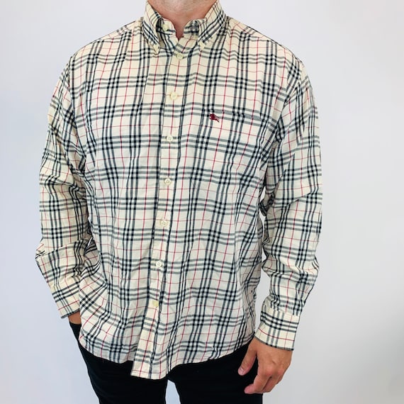 Burberry shirt. Vintage Burberry Nova check shirt.