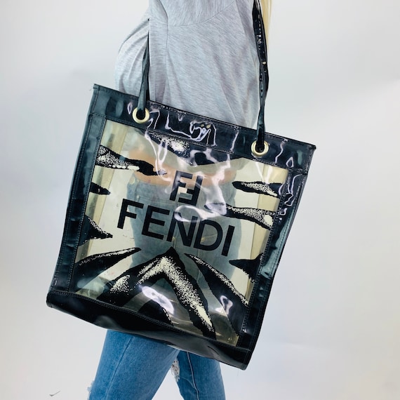 Fendi bag. Vintage Fendi tote shopping bag