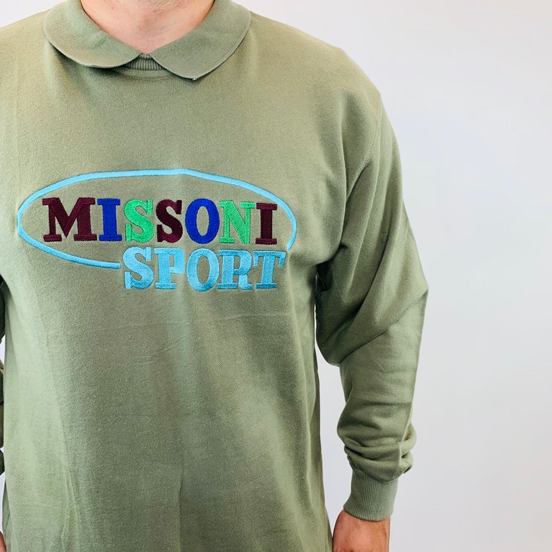 Vintage Missoni polo style sweatshirt Missoni Jumper
