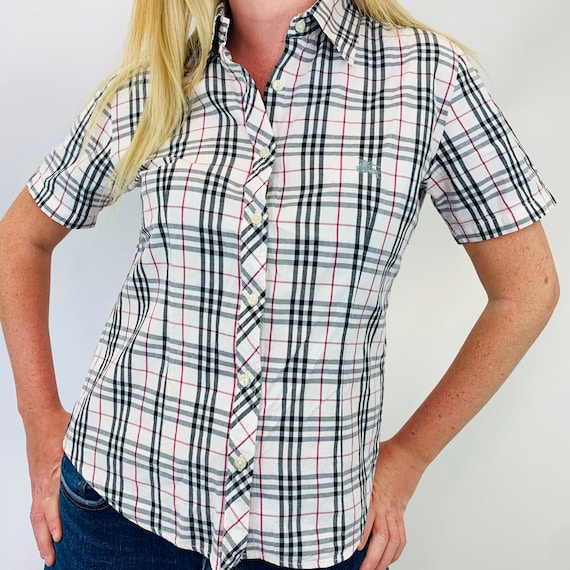 Burberry shirt. Vintage Burberry Nova check shirt.