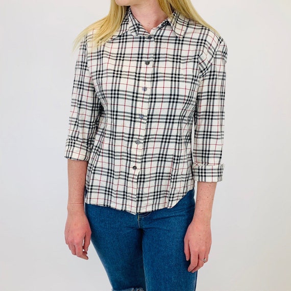 Burberry shirt. Vintage Burberry Nova check shirt.