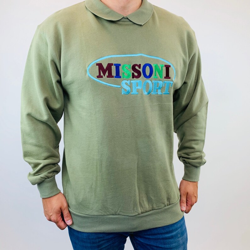 Vintage Missoni polo style sweatshirt Missoni Jumper