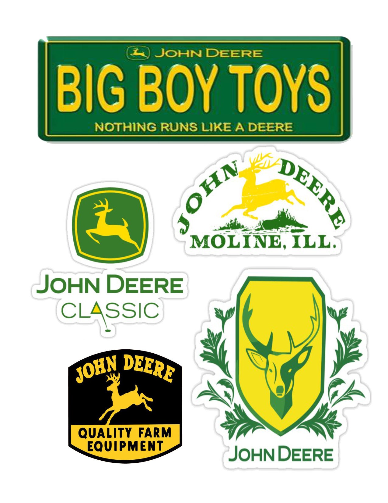 John deere decals Etsy