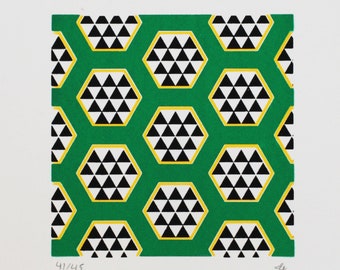 Hexo pattern, mini green