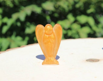 Orange Angel Figurine