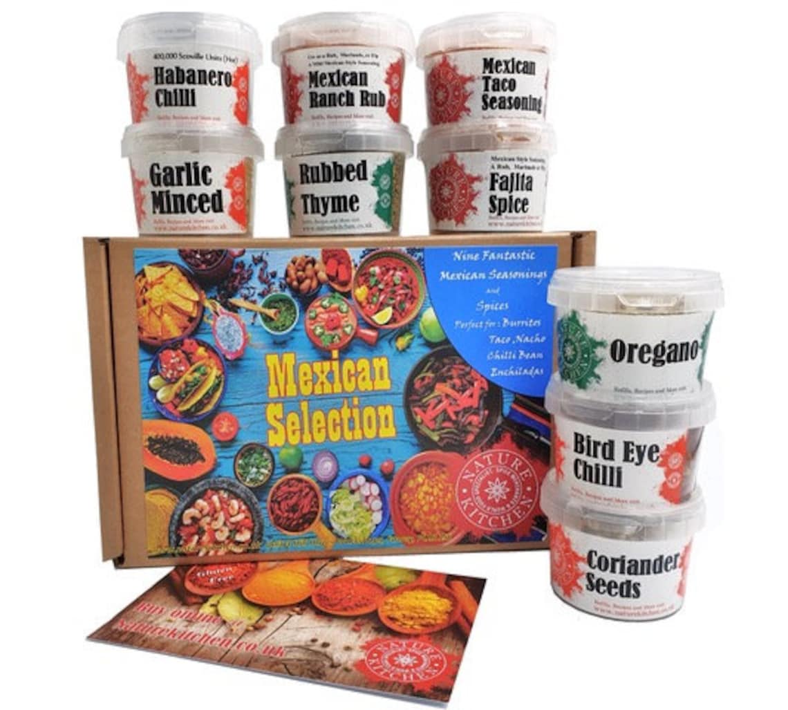 Mexican Selection Spice and Seasoning Gift Set Etsy