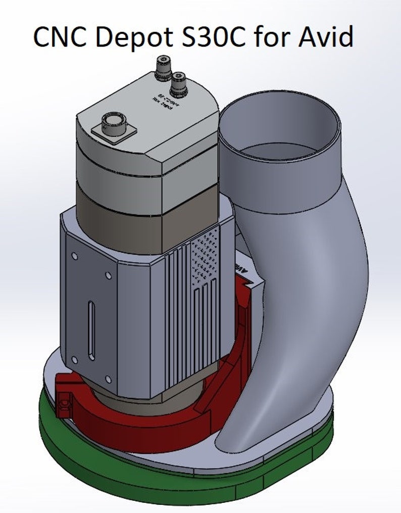 Avid Dust Boot for CNC Depot S30/S30C 3HP 3.5 Spindle. Etsy