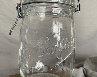 Le Parfait "Super" frasco de abrazadera de alambre 1 litro