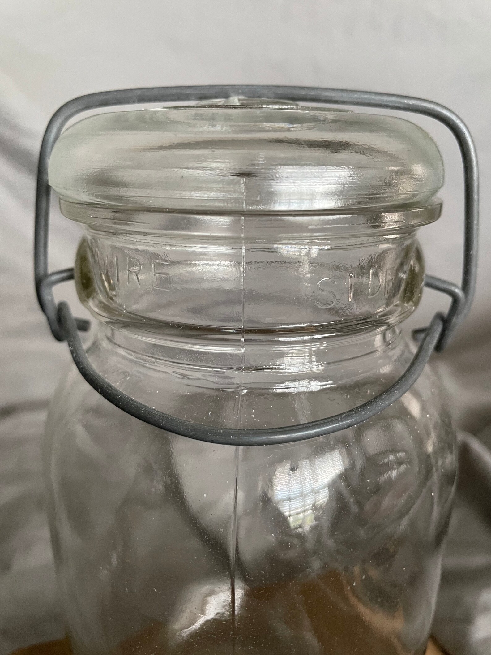 Ball Ideal mason jar w/ wire clamp Quart jar Etsy