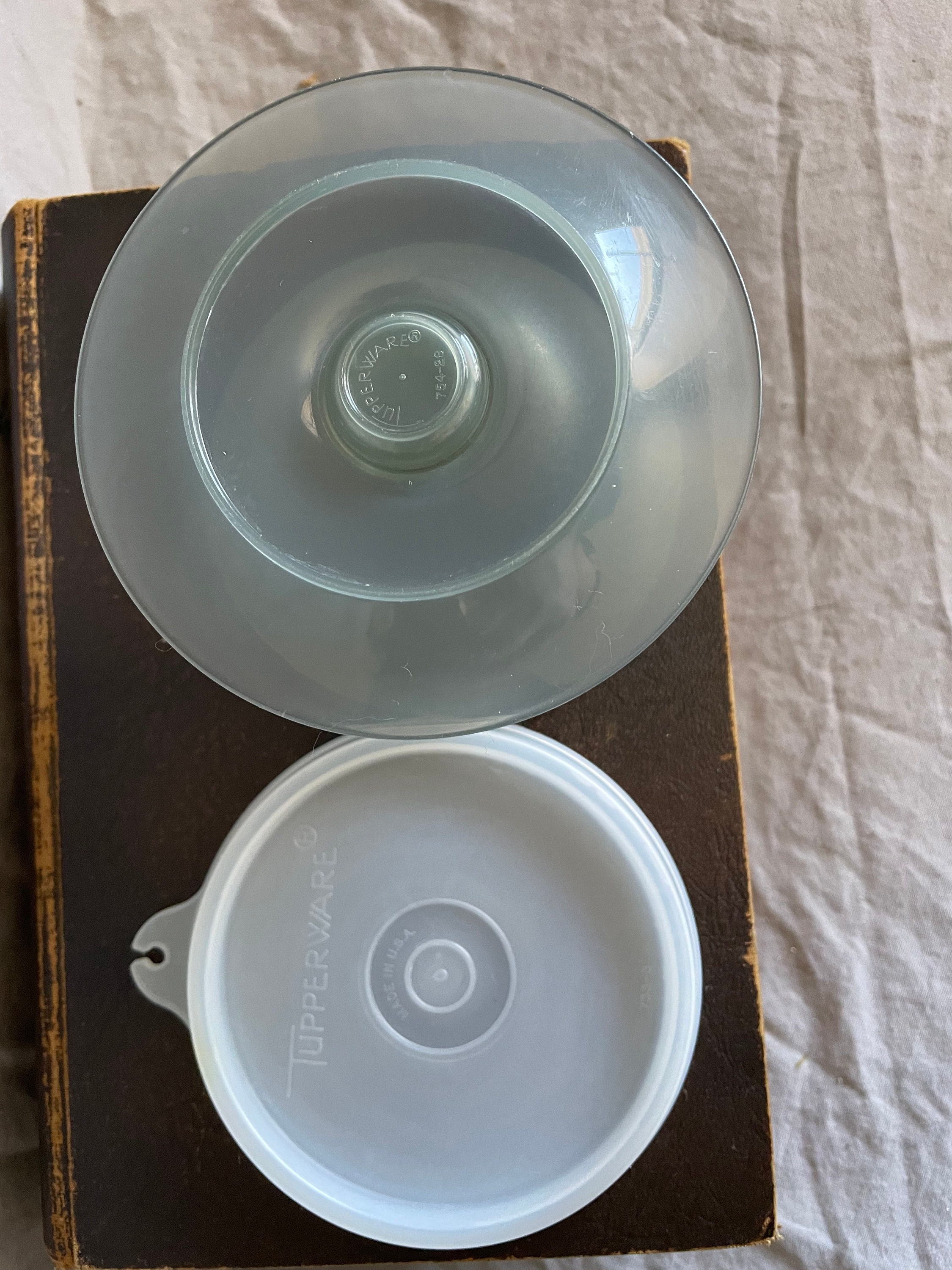 Set of 5 Tupperware Pudding Cups With Lids Etsy