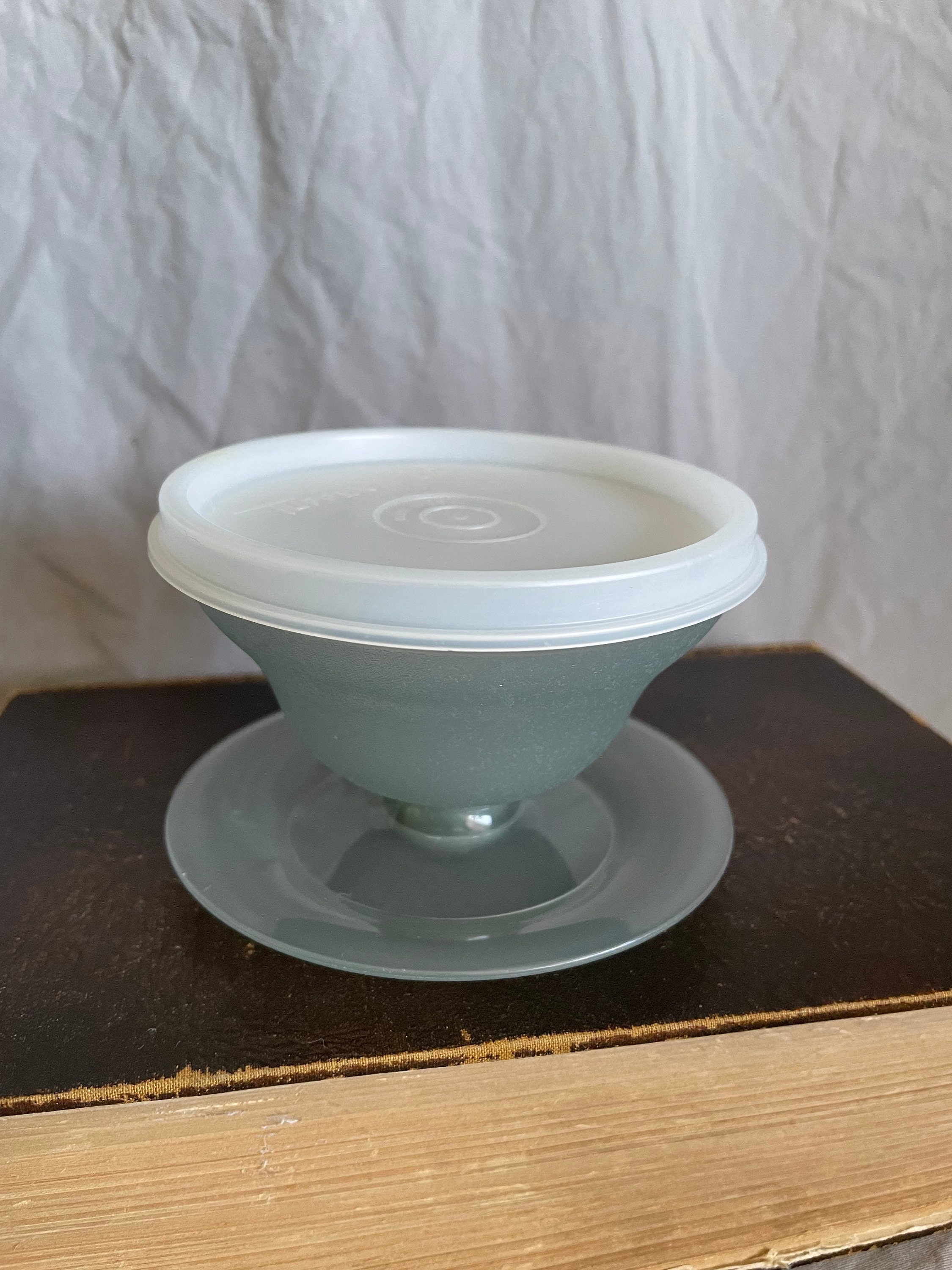 Set of 5 Tupperware Pudding Cups With Lids Etsy