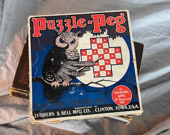 1920’s Puzzle Peg Game