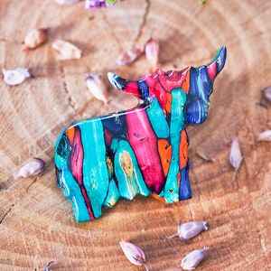 Heathergems Highland Coo verzilverde broche | Handgemaakte Schotse broche | Gemaakt in Schotland afbeelding 1