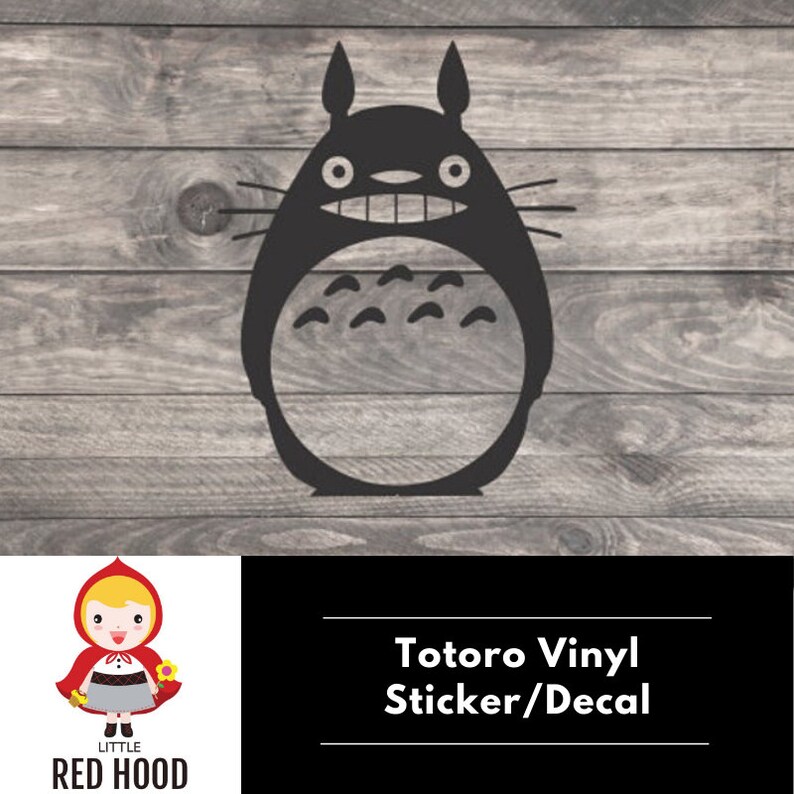 Totoro Vinyl Decal | Etsy