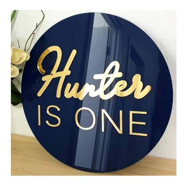 Custom Laser Cut Round Circle Acrylic Sign Etsy Australia