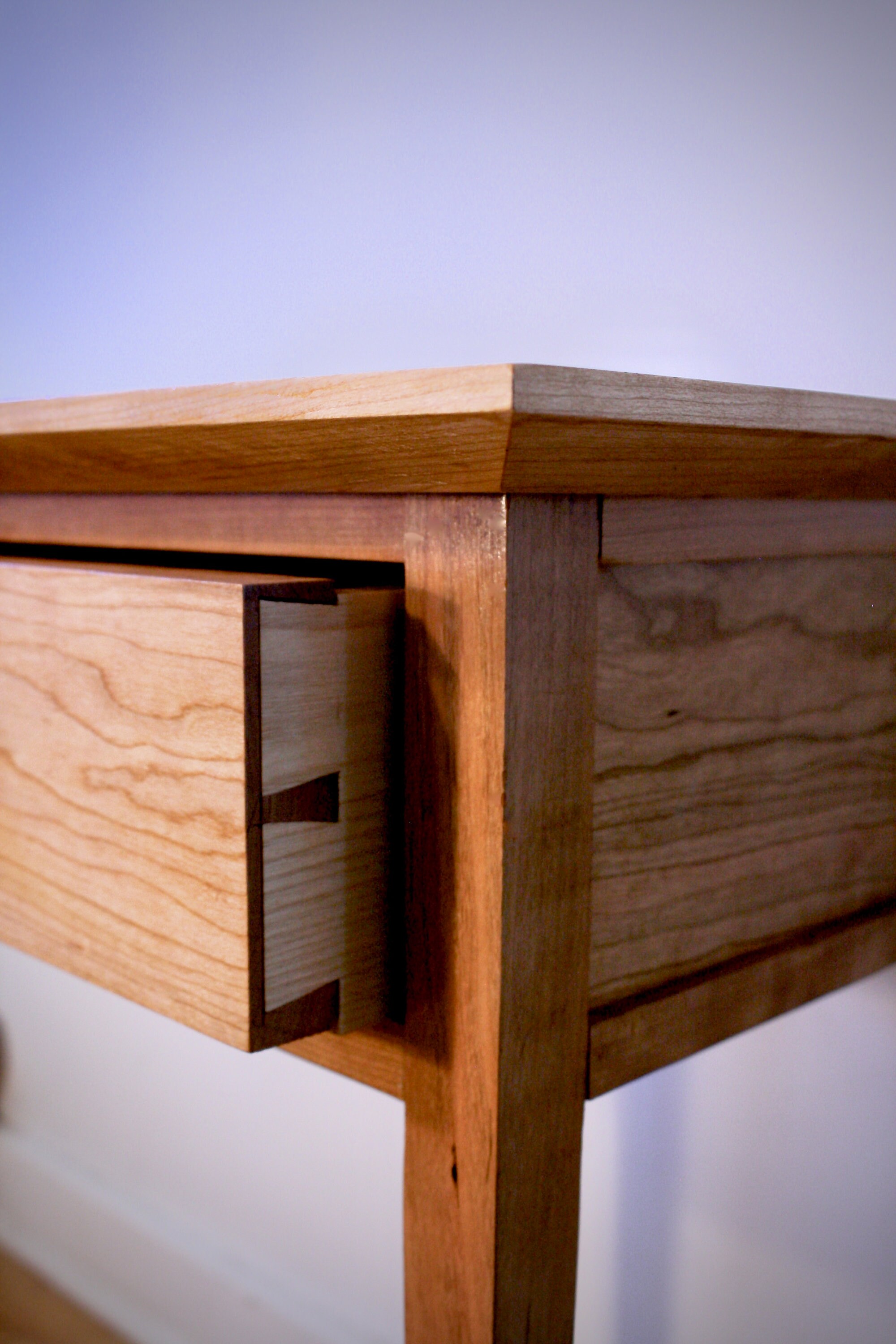 End table cherry Shaker End Table Wood Nightstand Wooden Etsy