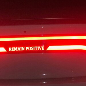 2015-2024 Dodge Charger Tail Light Decal Custom text