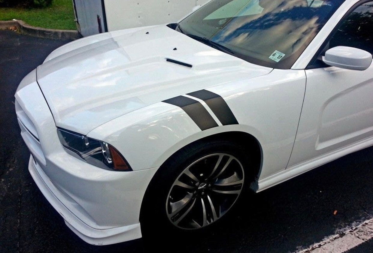 Fender Hash Marks Stripes Dodge Hemi Charger Challenger Ram Etsy