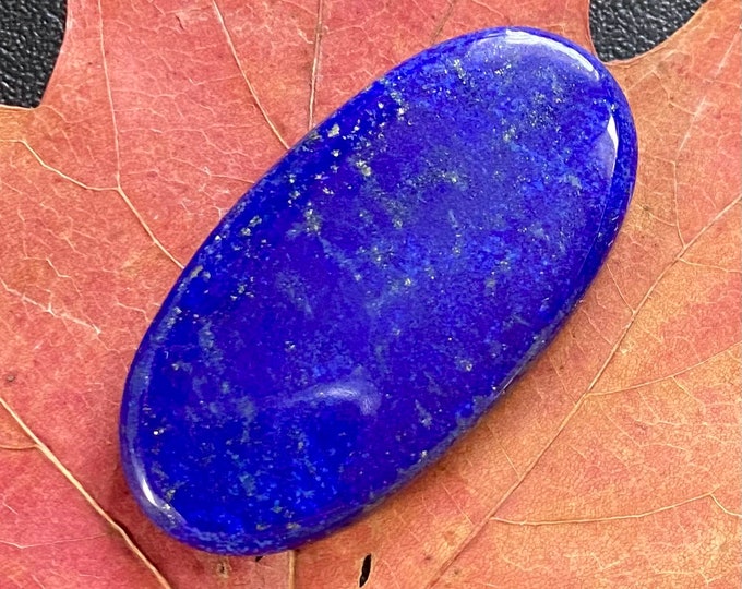 Natural Lapiz Lazuli Freeform Gemstone 35X18 mm #1231-2