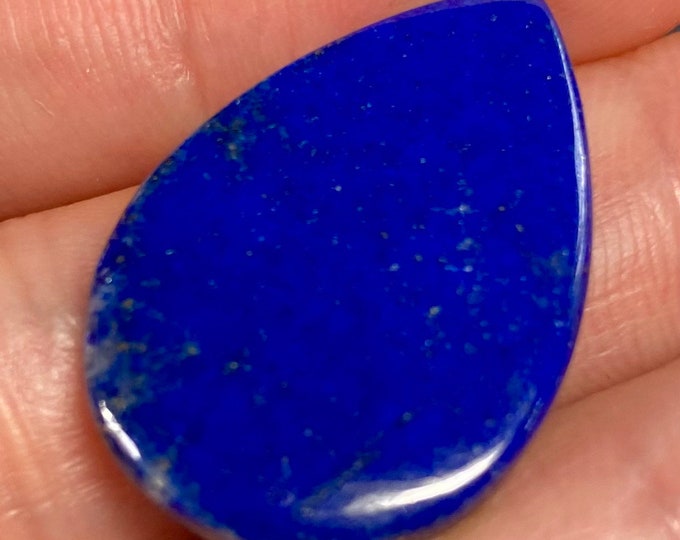 Natural Lapiz Lazuli Freeform Gemstone 27X19 mm #1231-12