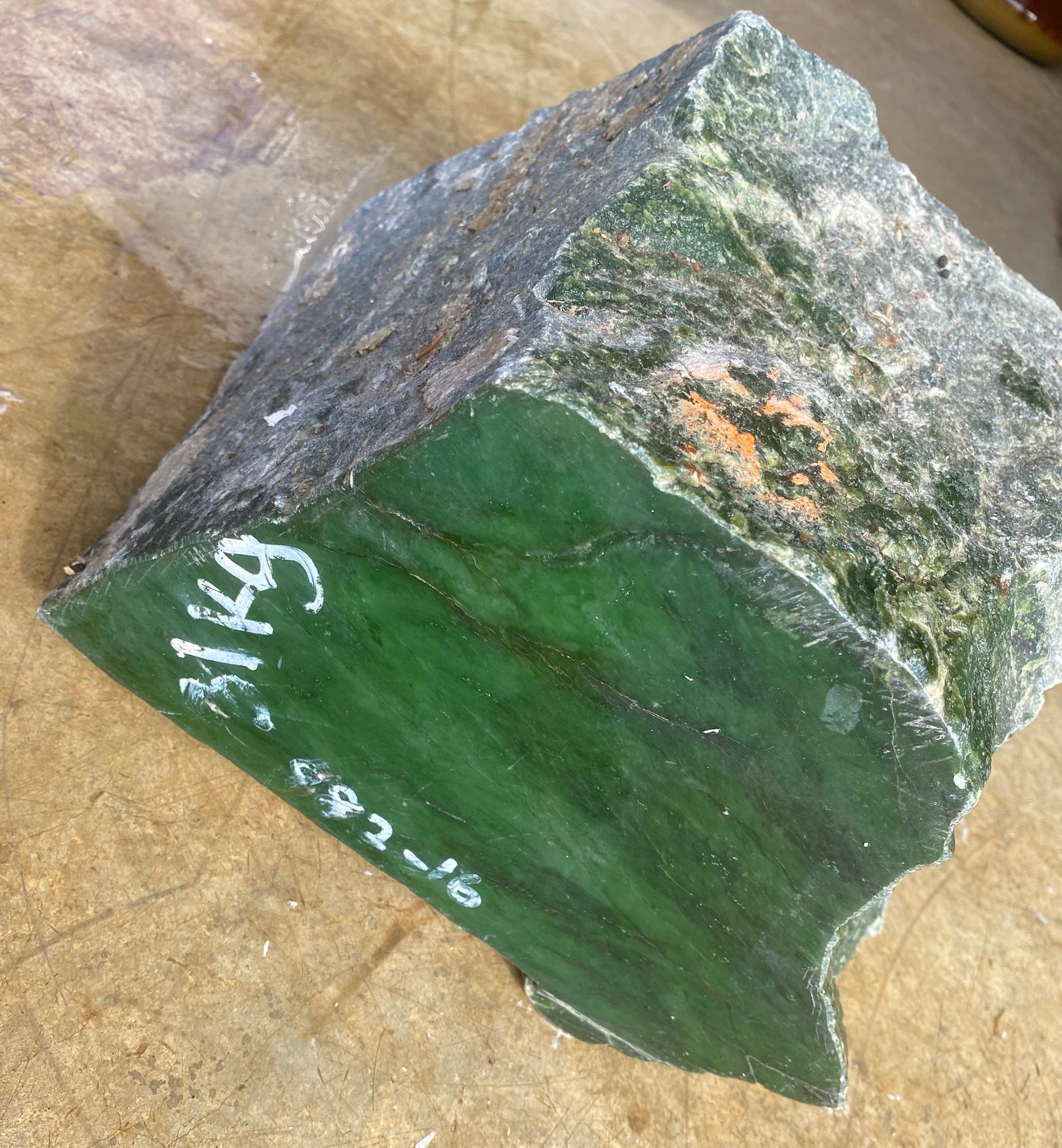 Bc Jade Nephrite Green Rough Jade High Grade 31KG 312620 CM Etsy