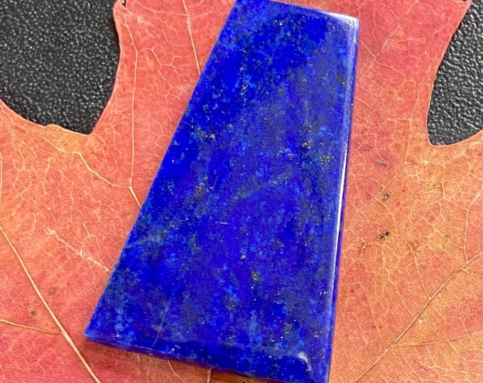 Natural Lapiz Lazuli Freeform Cabochon Gemstone 36X22 mm #1231-3
