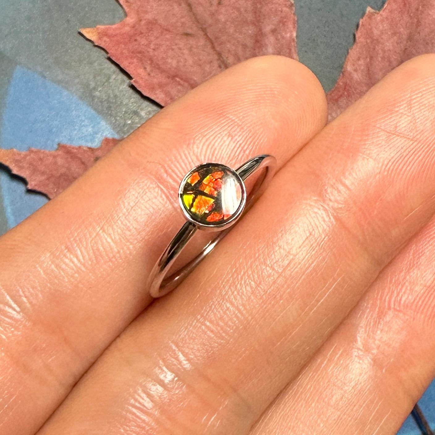 アンモライト シルバーリング 楽天市場】シルバーアンモライトリング（シルバー925使用