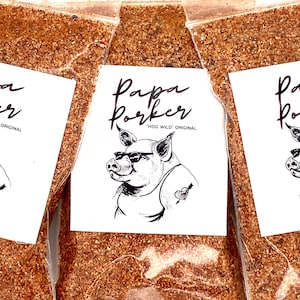 1oz SAMPLE - Papa Porker’s BBQ Rub for Chicken, Beef, Pork, Lamb, Fish All-Purpose Seasoning Blend, Barbecue Rubs, bbq Supply, bbq seasoning