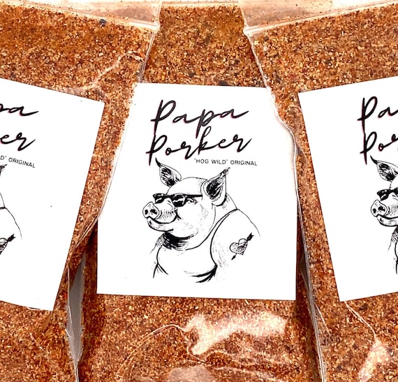 1oz SAMPLE Papa Porkers BBQ Rub for Chicken Beef Pork Lamb