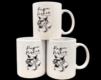Papa Porker Ceramic Mug, BBQ Mug, White Mug, Mug Gift, Barbecue Gifts, BBQ gifts, Gifts for him