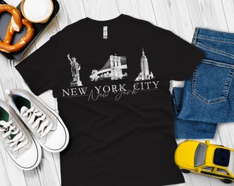 New York City T-Shirt: NYC Travel Graphic Tee