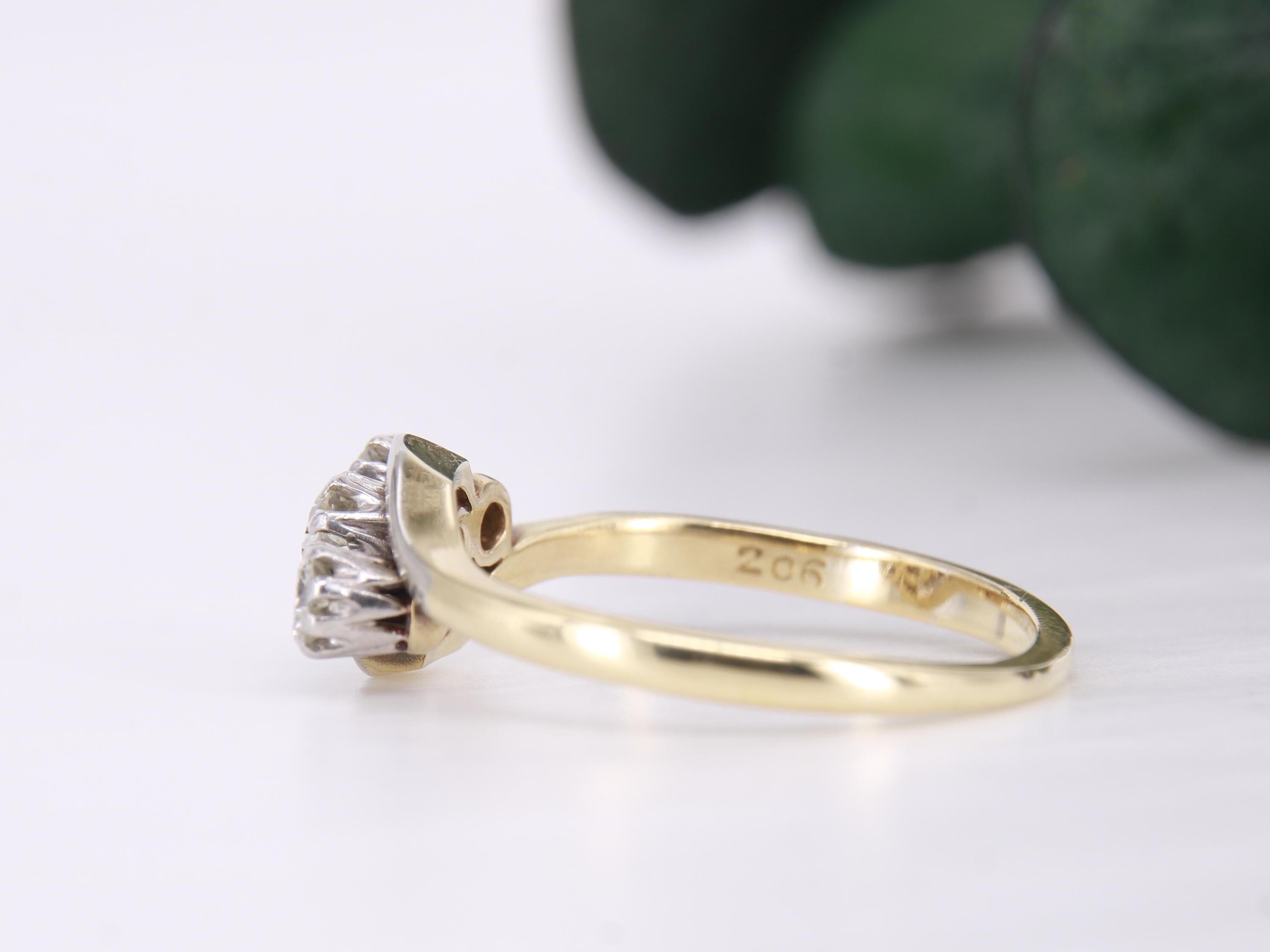 最終価格 ヴィンテージ ツイストリング イエローゴールド 18ct 18k 