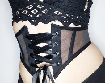 Ceinture corset en filet Mini ceinture de finition