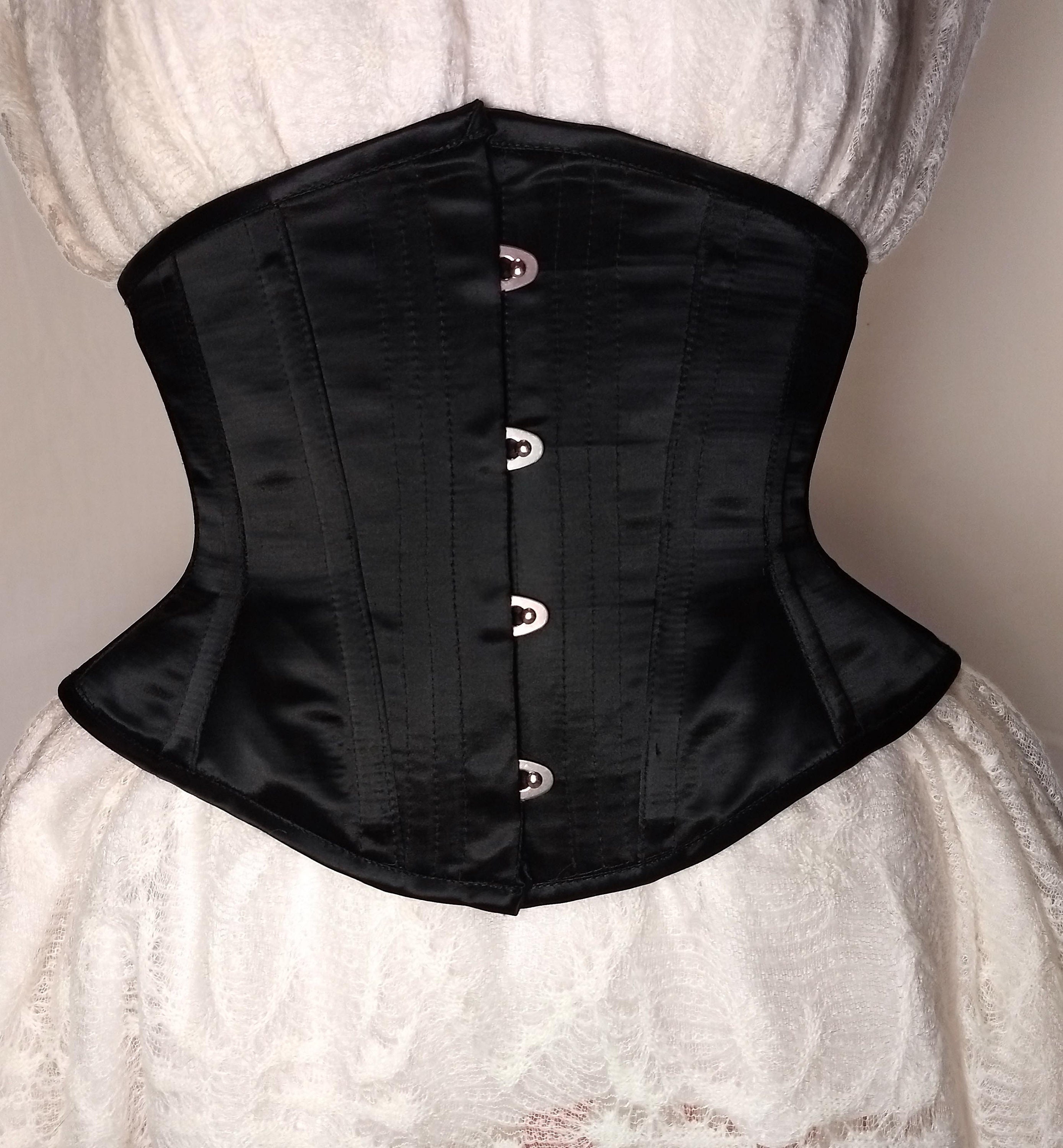 Vintage Corset, Women Overbust Corsets, Double Steel Boned Waist