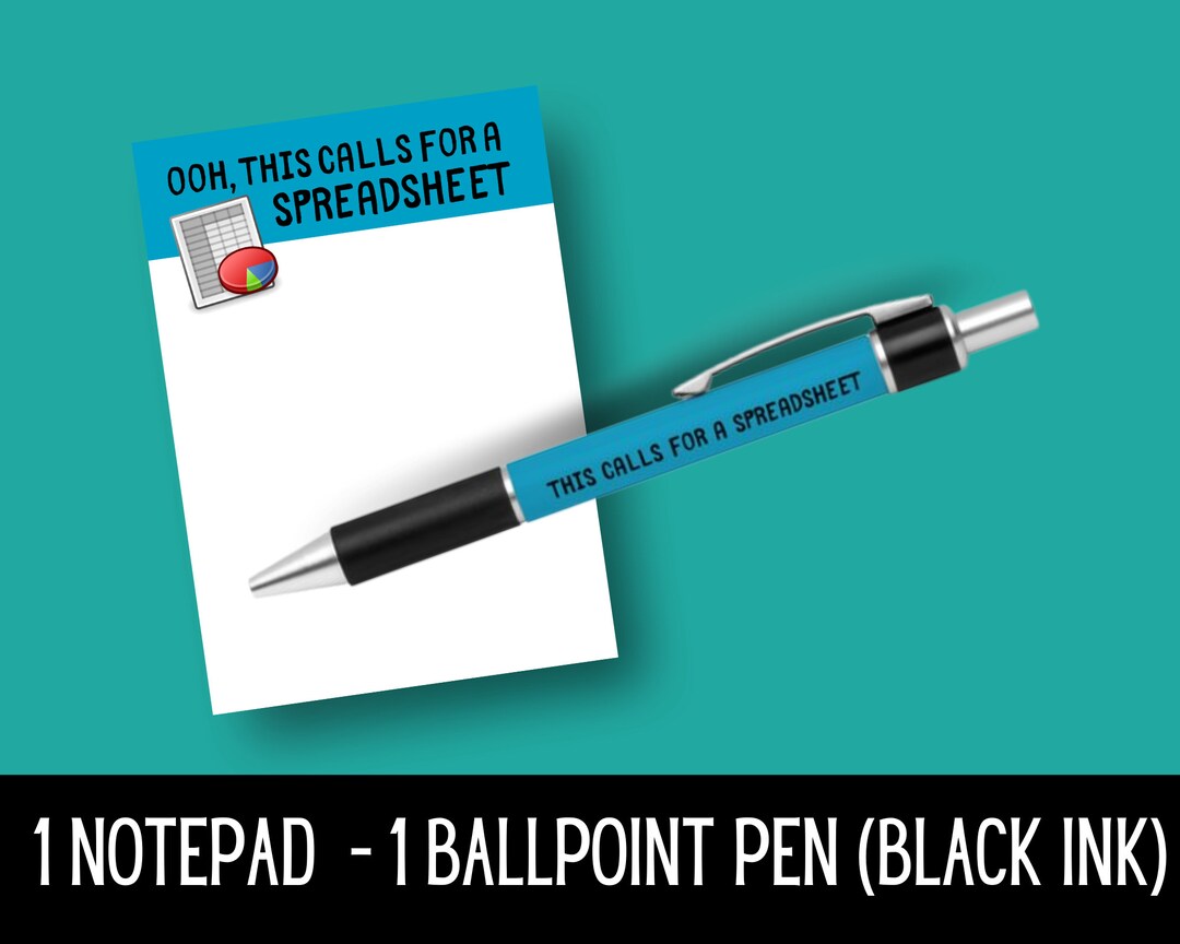 Accountant Notepad Accountant Gift Etsy