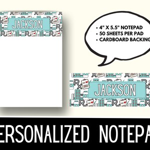 pharmacy gift, pharmacist gift, Personalized Pharmacist gift, Personalized Notepad